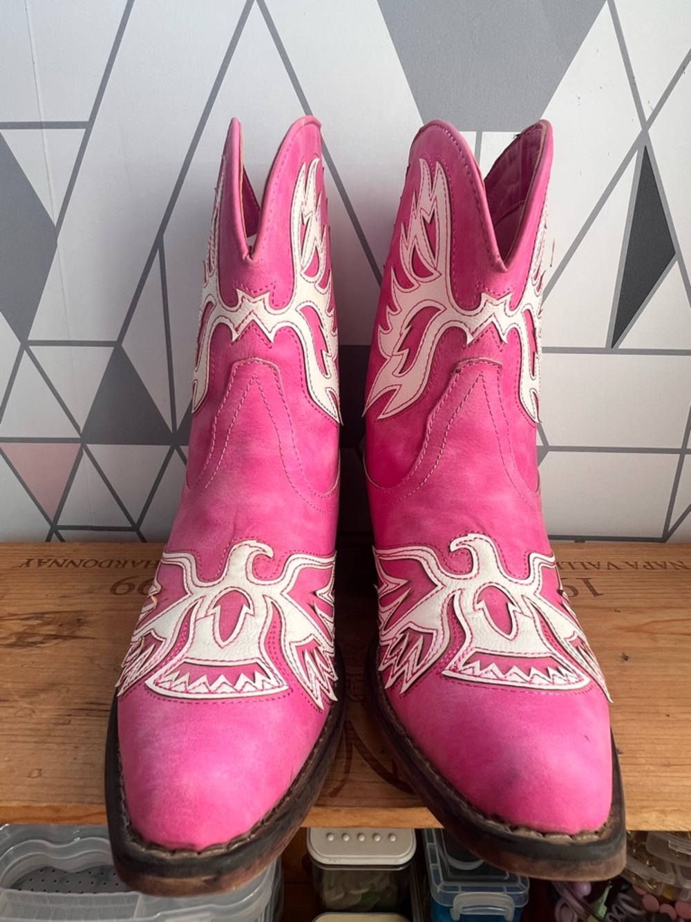 👢Roper Amelia Pink Women's Cowboy Boots - Picture 5 of 14